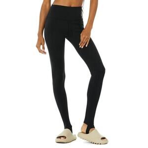 Alo Yoga Highwaist Winter Warmth Plush Stirrup Legging - Xxs